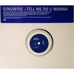 Ginuwine Tell Me Do U Wanna USED VINYL 12INCH 45 RPM PROMO