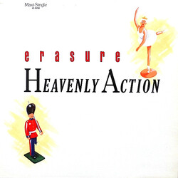 Erasure Heavenly Action VINYL 12" USED