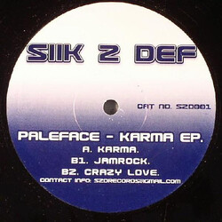 DJ Paleface Karma EP USED VINYL 12INCH