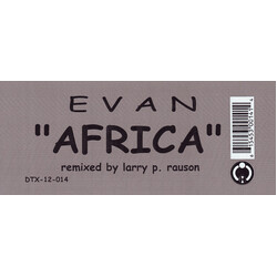 Evan Africa VINYL 12" USED