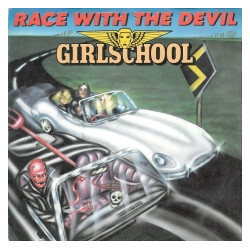 Girlschool Race With The Devil USED VINYL 7INCH 45 RPM SINGLE