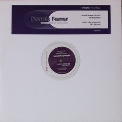 Dennis Ferrer / Anthony Flanagan Wonderful People USED VINYL 12INCH 33 S RPM