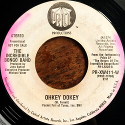 The Incredible Bongo Band Ohkey Dokey USED VINYL 7INCH 45 RPM PROMO STYRENE STEREO MONO