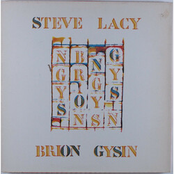 Steve Lacy / Brion Gysin Songs Vinyl LP USED