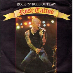 Rose Tattoo Rock 'N' Roll Outlaw USED VINYL 7INCH 45 RPM SINGLE