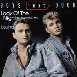 Boys Next Door (2) Lady Of The Night Vinyl 12" USED