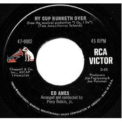 Ed Ames My Cup Runneth Over USED VINYL 7INCH SINGLE 45 RPM