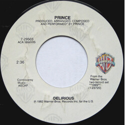 Prince Delirious VINYL 7" USED