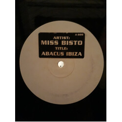 Miss Bisto Abacus Ibiza USED VINYL 12INCH WHITE LABEL