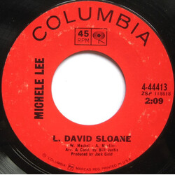 Michele Lee L. David Sloane USED VINYL 7INCH 45 RPM SINGLE STYRENE
