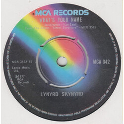 Lynyrd Skynyrd What's Your Name USED VINYL 7INCH 45 RPM