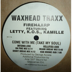 Firehaarp Come With Me (Take My Soul) USED VINYL 12INCH PROMO