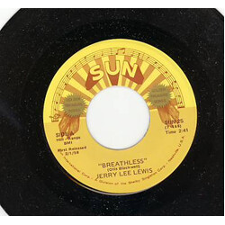 Jerry Lee Lewis Breathless Vinyl 7" USED