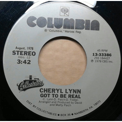 Cheryl Lynn Got To Be Real / Star Love Vinyl 7" USED