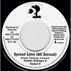 Freddie McGregor / Sarjant D Spread Love (All Around) Vinyl 7" USED