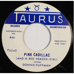 Donnie Huffman Pink Cadillac (And A Red Headed Girl) / This Is The Last Time USED VINYL 7INCH 45 RPM