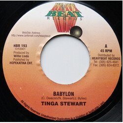 Tinga Stewart Babylon USED VINYL 7INCH 45 RPM