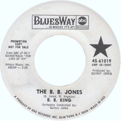 B.B. King The B. B. Jones Vinyl 7" USED