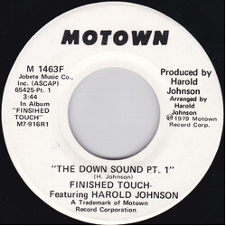 Finished Touch The Down Sound Pt. 1 / Pt. 2 USED VINYL 7INCH 45 RPM PROMO SINGLE
