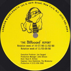 Various The Billboard Report Vinyl LP USED