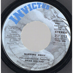 Holland & Dozier / Brian Holland Slipping Away / Can't Get Enough USED VINYL 7INCH 45 RPM PROMO
