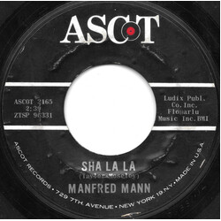 Manfred Mann Sha La La / John Hardy VINYL 7" USED