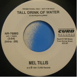 Mel Tillis Tall Drink Of Water USED VINYL 7INCH 45 RPM PROMO