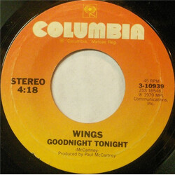 Wings (2) Goodnight Tonight VINYL 7" USED