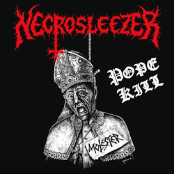 Necrosleezer Pope Kill USED VINYL 12INCH 45 RPM SINGLE SIDED ETCHED REISSUE