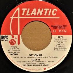Suzy Q Get On Up USED VINYL 7INCH 45 RPM PROMO STYRENE STEREO MONO