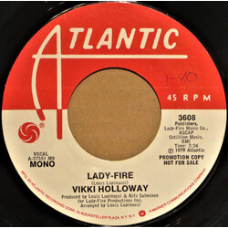Vikki Holloway Lady-Fire USED VINYL 7INCH 45 RPM PROMO STYRENE STEREO MONO