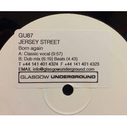 Jersey Street Born Again USED VINYL 12INCH WHITE LABEL
