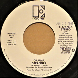 Gamma (5) Stranger USED VINYL 7INCH 45 RPM PROMO STEREO MONO