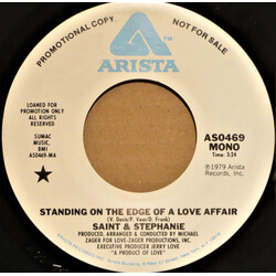 Roger St. Kenerly / Stephanie Spruill Standing On The Edge Of A Love Affair USED VINYL 7INCH 45 RPM PROMO STEREO MONO