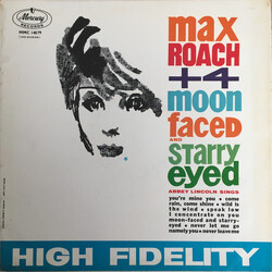 Max Roach Plus Four Moon Faced And Starry Eyed Vinyl LP USED