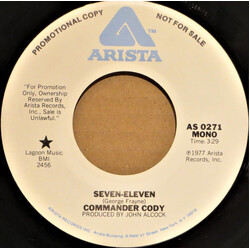 Commander Cody Seven-Eleven USED VINYL 7INCH 45 RPM PROMO STEREO MONO