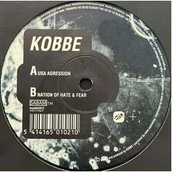 Kobbe USA Agression / Nation Of Hate & Fear USED VINYL 12INCH 45 RPM