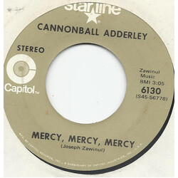 Cannonball Adderley Mercy, Mercy, Mercy USED VINYL 7INCH 45 RPM SINGLE