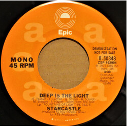 Starcastle Deep Is The Light USED VINYL 7INCH 45 RPM PROMO STEREO MONO