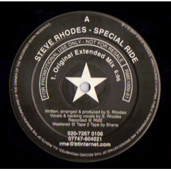 Steve Rhodes Special Ride USED VINYL 12INCH 45 RPM PROMO