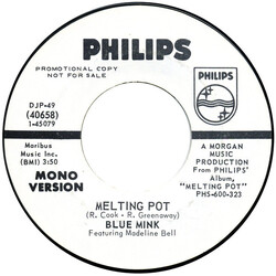 Blue Mink Melting Pot USED VINYL 7INCH 45 RPM SINGLE PROMO STYRENE STEREO MONO