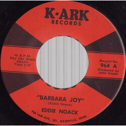 Eddie Noack Barbara Joy / Sleeping Like A Baby (With A Bottle In My Mouth) USED VINYL 7INCH 45 RPM SINGLE