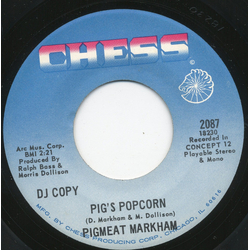 Pigmeat Markham Pig's Popcorn / Who Got The Number Vinyl 7" USED