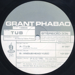 Grant Phabao Tub Vinyl 12" USED