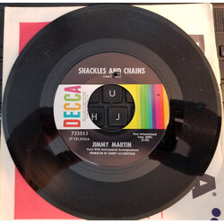Jimmy Martin Shackles And Chains / Milwaukee Here I Come USED VINYL 7INCH 45 RPM SINGLE