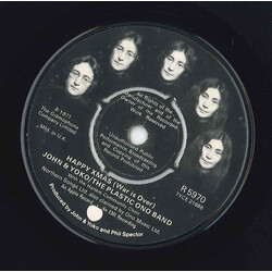 John Lennon & Yoko Ono / The Plastic Ono Band Happy Xmas (War Is Over) Vinyl 7" USED