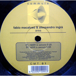 Fabio Macaluso / Alessandro Ingrà Area USED VINYL 12INCH
