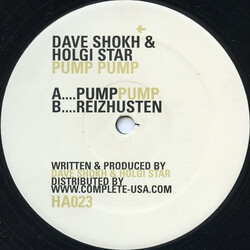Dave Shokh / Holgi Star Pump Pump USED VINYL 12INCH 45 RPM