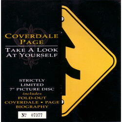 Coverdale Page Take A Look At Yourself USED VINYL 7INCH SINGLE PICTURE DISC LIMITED EDITION NUMBERED