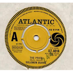 Solomon Burke The Price USED VINYL 7INCH 45 RPM SINGLE PROMO